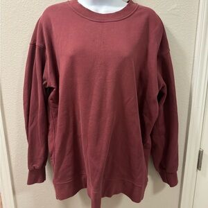 Lululemon Maroon Crew neck